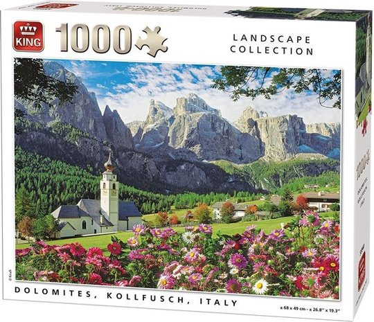 55940 KING Puzzel Dolomieten Kollfusch 1000 Stukjes