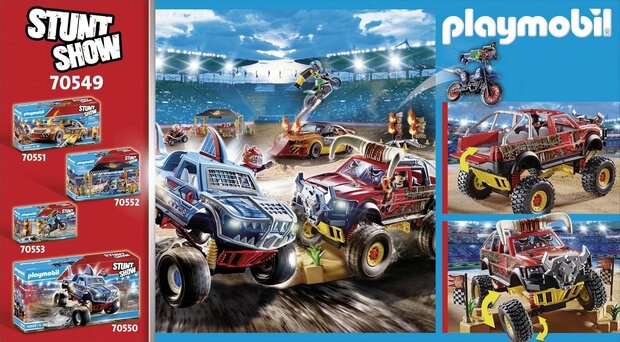 70549 PLAYMOBIL Stuntshow Monster Truck Met Hoorns