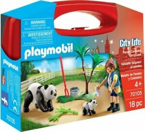 70105 Playmobil Panda Verzorgster Speelkoffer