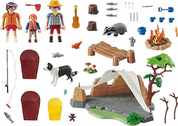 70743 PLAYMOBIL Family Fun Familie op kampeertocht