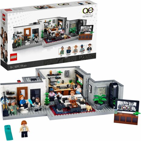 10291 LEGO Creator Expert Queer Eye De Fab 5 loft