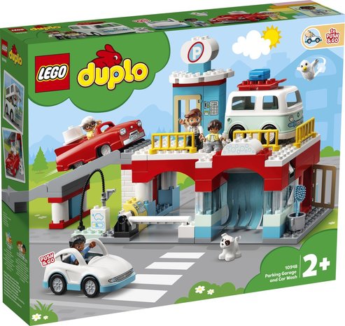 10948 LEGO DUPLO Parkeergarage En Wasstraat