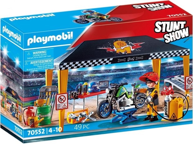 70552 PLAYMOBIL Stuntshow Werkplek Tent