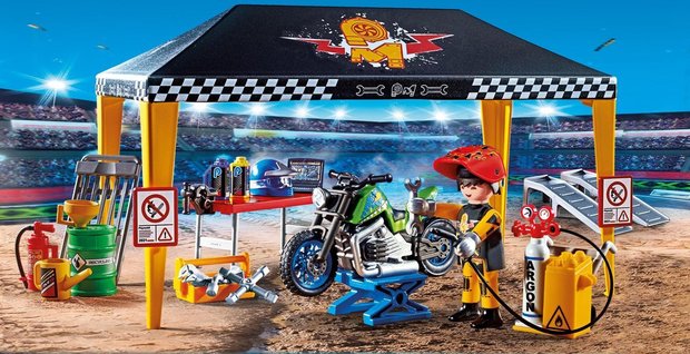 70552 PLAYMOBIL Stuntshow Werkplek Tent