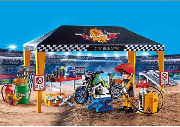 70552 PLAYMOBIL Stuntshow Werkplek Tent