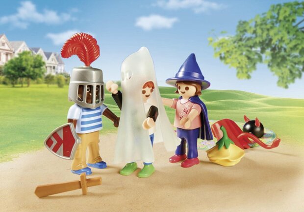 70283 PLAYMOBIL City Life Kinderen met verkleedkoffer