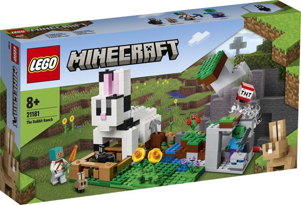 21181 LEGO Minecraft De Konijnenhoeve