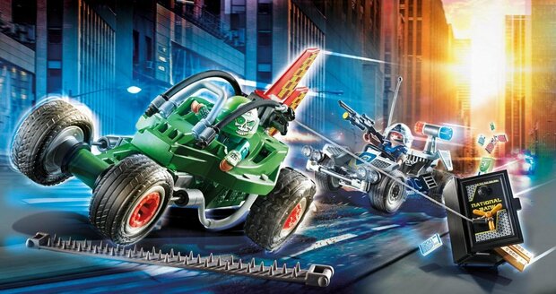 70577 PLAYMOBIL City Action Politiekart Achtervolging Van De Kluisrover