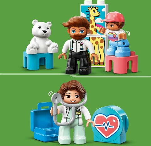 10968 LEGO DUPLO Bij De Dokter