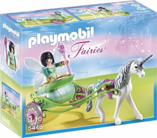 5446 PLAYMOBIL Eenhoornkoets met Vlinderfee 