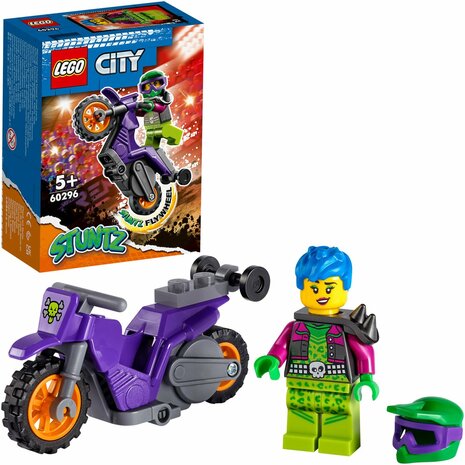 60296 LEGO City Stuntz Wheelie Stuntmotor