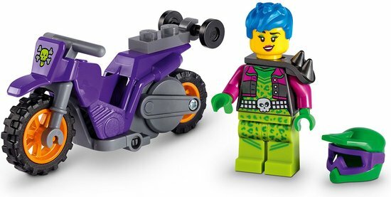 60296 LEGO City Stuntz Wheelie Stuntmotor