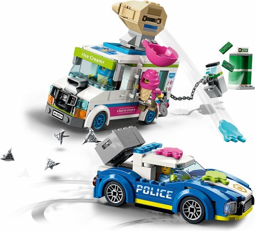 60314 LEGO City IJswagen Politieachtervolging