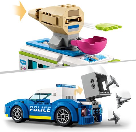 60314 LEGO City IJswagen Politieachtervolging