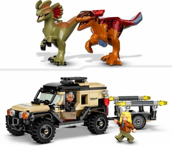 76951 LEGO Jurassic World Pyroraptor & Dilophosaurus Transport