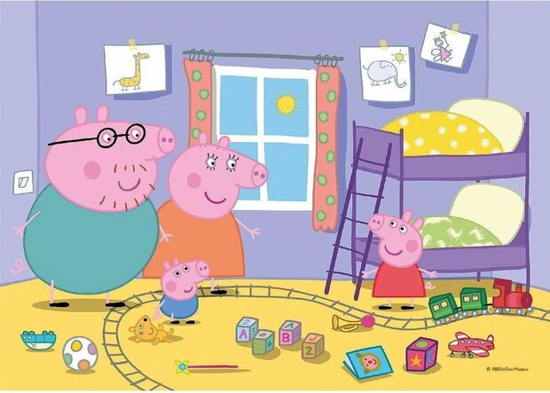 47783 Clementoni Peppa Pig Puzzel 2x20 st