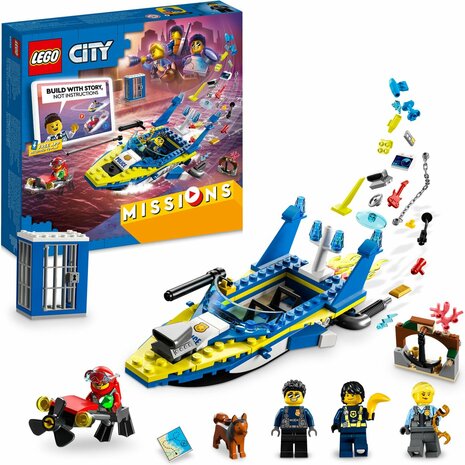 60355 LEGO City Missies Waterpolitie Recherchemissies