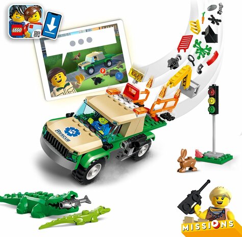 60353 LEGO City Missies Wilde Dieren Reddingsmissies