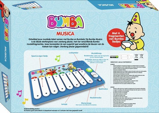 26956 Bumba Starterspiano Speelgoedinstrument "Musica"