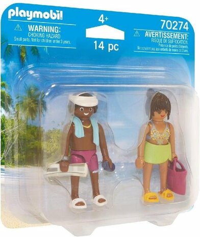 70274 PLAYMOBIL Duopack Vakantiegangers Junior