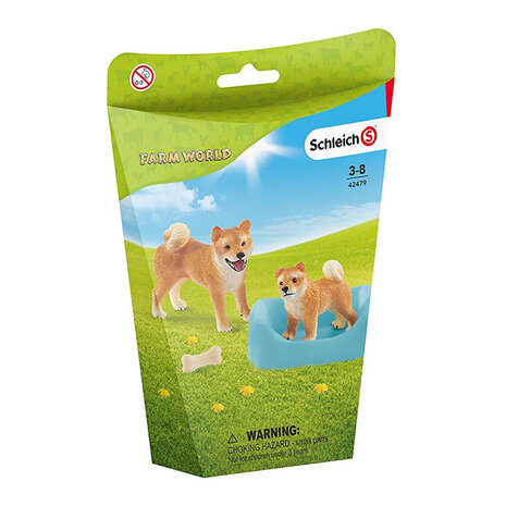 42479 Schleich Farm World Shiba Inu moeder met Pup