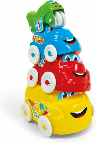 17111 Baby Clementoni Fun Vehicles stapelvoertuigen