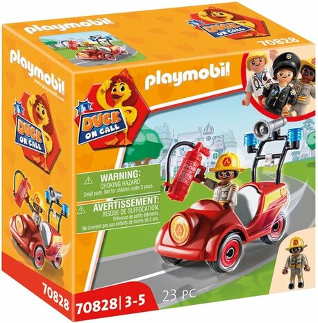 70828 PLAYMOBIL Duck on Call Mini-brandweerwagen