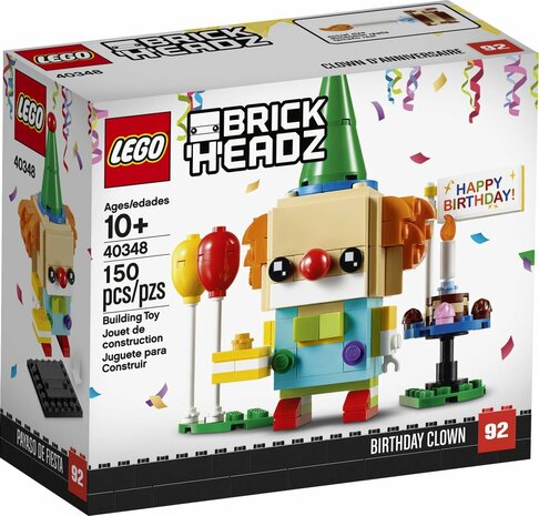 40348 LEGO BrickHeadz Verjaardagsclown