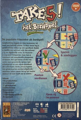 71729 999Games Take5! Het bordspel 