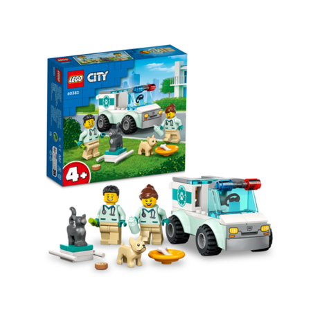 60382 LEGO 4+ City Dierenarts Reddingswagen