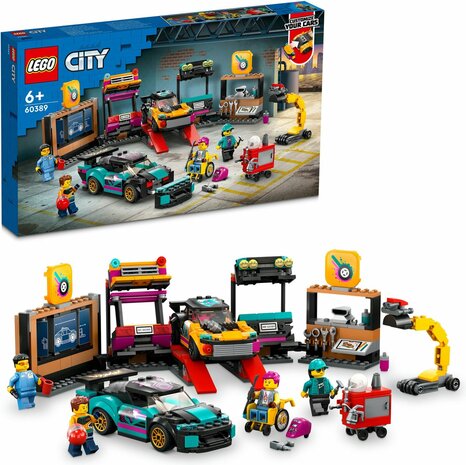 60389 LEGO City Garage Voor Aanpasbare Auto's