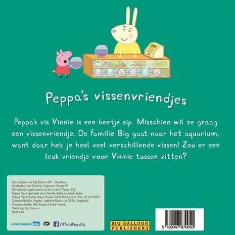 62390 Peppa Pig Boek Vissenvriendjes