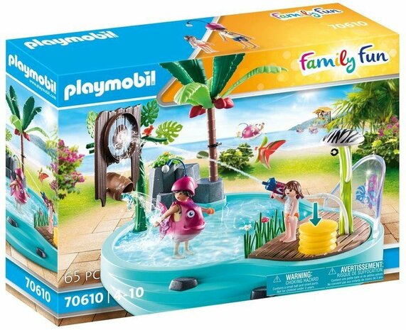 70610 PLAYMOBIL Family Fun Leuk zwembad met watersplash