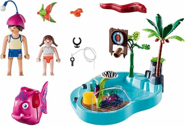 70610 PLAYMOBIL Family Fun Leuk zwembad met watersplash