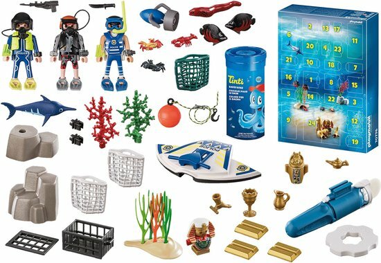 70776 PLAYMOBIL City Action Adventskalender Badplezier Politieduikmissie