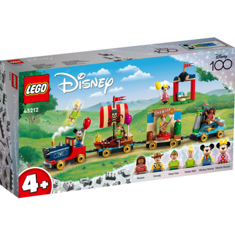 43212 LEGO Disney: Disney Feesttrein Bouwbaar Trein 100e Verjaardag