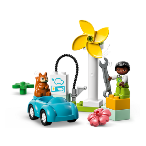 10985 LEGO DUPLO Stad Windmolen en Elektrische Auto