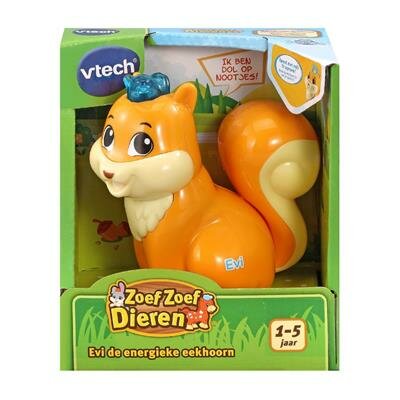 5242236 VTech Zoef Zoef Dieren - Evi de Energieke Eekhoorn - Educatief Speelfiguur - 1 tot 5 Jaar