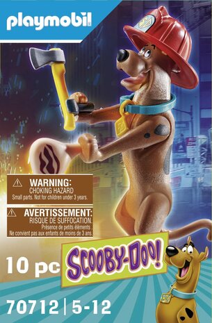 70712 PLAYMOBIL SCOOBY-DOO! Verzamelfiguur brandweerman