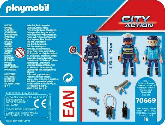 70669 PLAYMOBIL City Action Figurenset politie