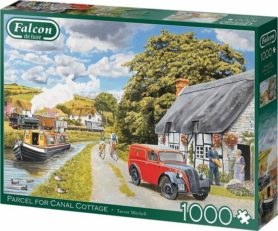 11299 Falcon puzzel Parcel for Canal Cottage  Legpuzzel  1000 stukjes
