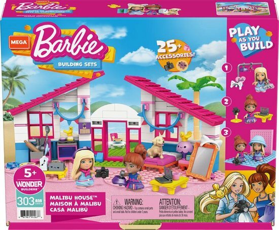 45676 MEGA Construx Barbie Malibu Huis bouwset