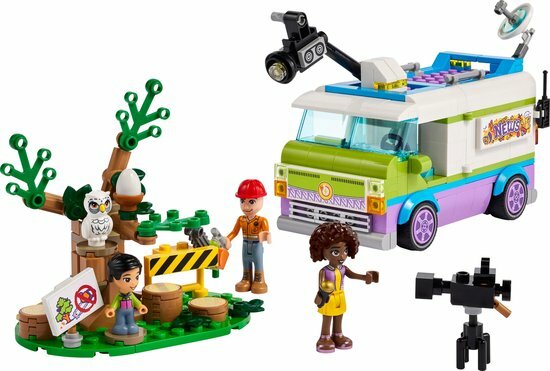 41749 LEGO Friends Nieuwsbusje Dieren Redden