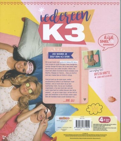 71949 K3 Iedereen K3 Boek