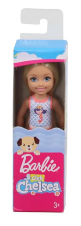 03242 Barbie Chelsea Pop 14 cm Blauw/Roze