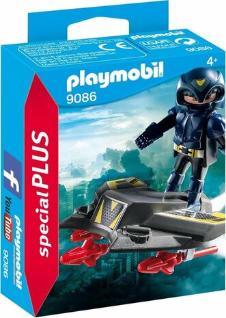 9086 PLAYMOBIL Special Plus Ruimteridder met jet