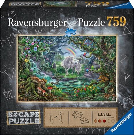 165124 Ravensburger Puzzel Escape 9 Unicorn  759 stukjes