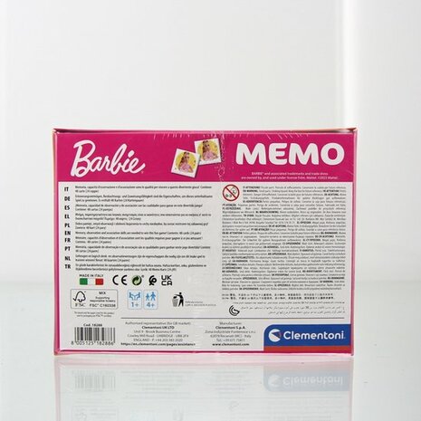 82886 Clementoni Barbie  Memo 