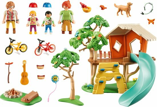 71001 PLAYMOBIL Family Fun Avonturen boomhut met glijbaan