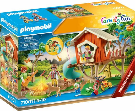 71001 PLAYMOBIL Family Fun Avonturen boomhut met glijbaan